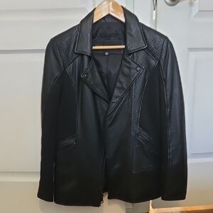 Andrew Marc Black Leather Jacket